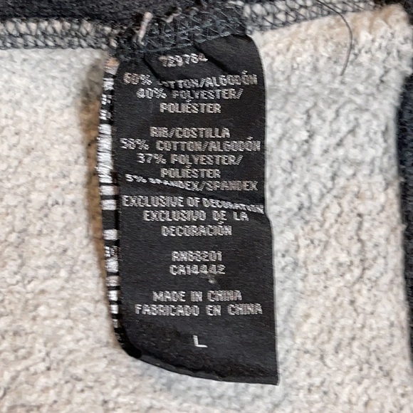 Mondetta Dark Grey Zipper Down Sweatshirt - Picture 11 of 15